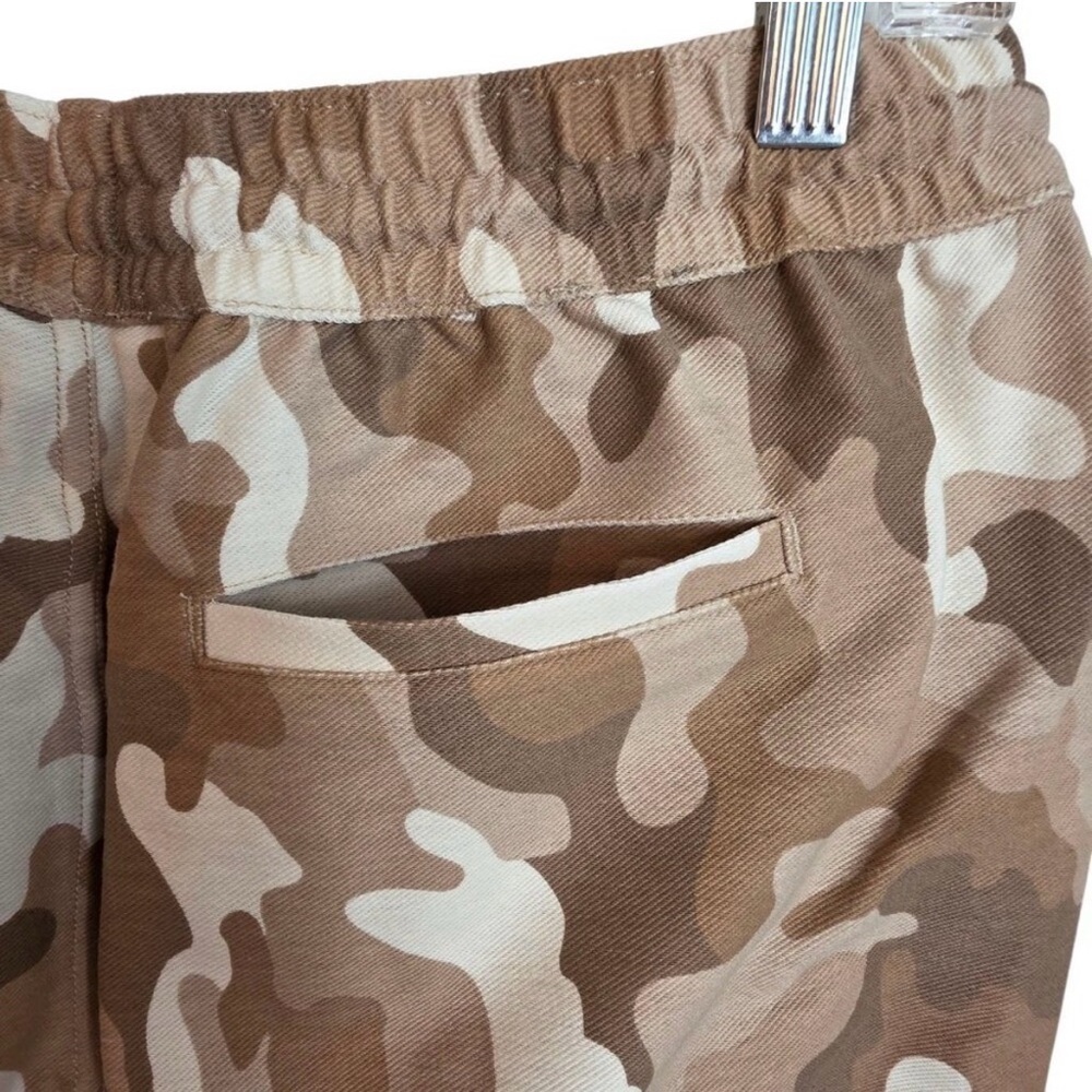 NWOT Lands End Pants Boys XL Clay Bisque Camouflage Drawstring Joggers - Picture 8 of 8
